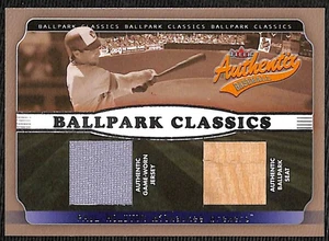 Memorabilia clásica Fleer Authentix 2002 #BC-PM Paul Molitor Ballpark - Imagen 1 de 2