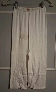 NOS Vintage Knit Grandmacore Long Under Garment Size L Cotton Bultz Maid - Bild 1 von 12