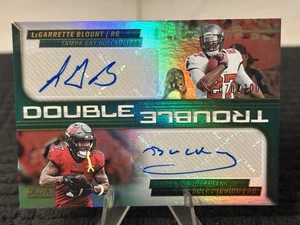 Bucky Irving LaGarrette Blount Dual AUTO /100 2025 Score DOUBLE TROUBLE Bucs 💎 - Picture 1 of 6