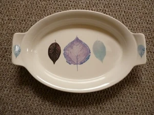 PORTMEIRION DUSK PATTERN OVAL 2 HANDLED OVEN DISH 32.5 X 21  CM VGC - Picture 1 of 2