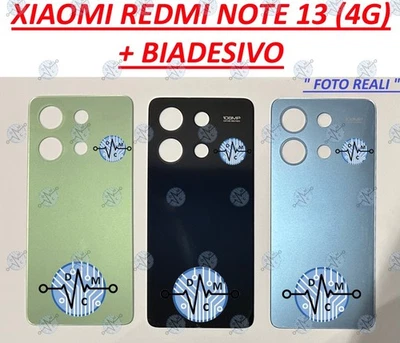 BACK POSTERIORE SCOCCA COPRI BATTERIA VETRO x XIAOMI REDMI NOTE 13 4G 23129RAA4G