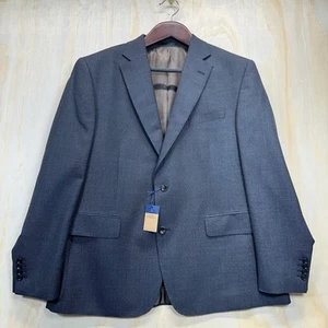 Giacca tuta CHARLES TYRWHITT grigia vestibilità classica naturale elasticizzata occhi di uccellino 46R nuova con etichette - Foto 1 di 15