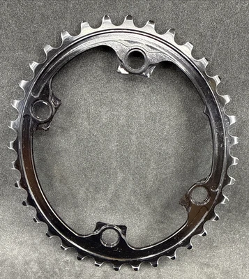 AbsoluteBLACK Premium Oval 110 BCD Corrente Interna de Estrada Shimano 4 Braços Assimétrico - Imagem 1 de 4