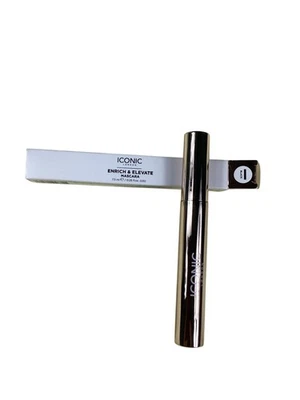 Iconic London Enrich & Elevate Mascara 7.5 mL Black Enhances lash Eyelashes New - Image 1 of 4
