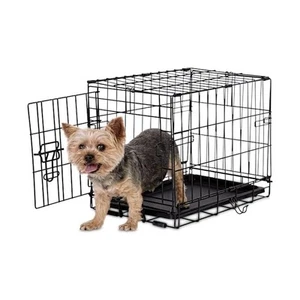 Everyyay Essentials 1-door Folding Dog Crate, 18.5 L X 12.5 W X 14.5 H - Picture 1 of 8