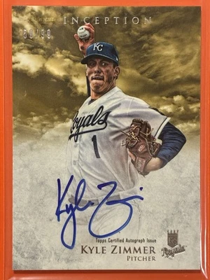 2013 年 Bowman Inception Kyle Zimmer Prospect 签名金/99 #PA-KZ 棒球皇家队 — 第 1/2 张图片