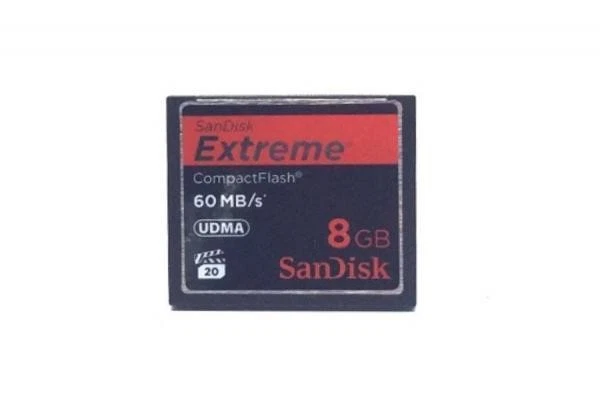 SanDisk Extreme 8GB CompactFlash Memory Card 60MB/s (SDCFX-008G-X46) - Image 1 of 2