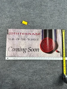 Póster promocional vintage Whitesnake Slip Of The Tongue 1989 música rock 12x24 raro - Imagen 1 de 5