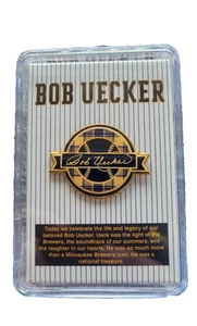 2025 Bob Uecker Comemorative Pin Milwaukee BREWERS SGA MINT 8/24/25 Mr.Baseball - Picture 1 of 3