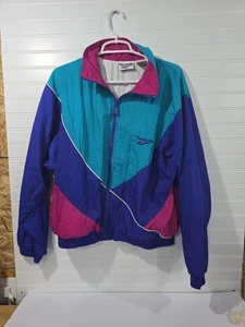 Vintage Reebok Windbreaker Jacke Größe L - Bild 1 von 9