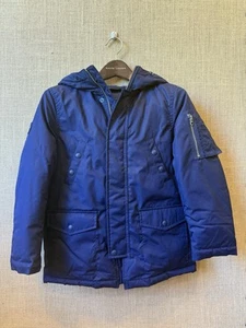 Polo Ralph Lauren Boys Blue Hooded Parka Jacket Size S (8) - Picture 1 of 2