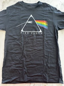 2021 Pink Floyd Dark Side Of The Moon Graphic Black Tee Shirt Size M - Picture 1 of 3
