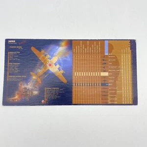 Japan Reference Chart Axis and Allies Avalon Hill 2004 Replacement Part - Picture 1 of 2