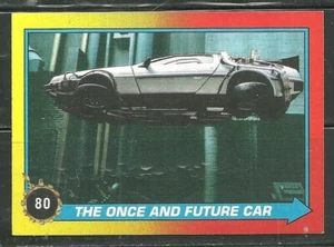 1989 BACK TO THE FUTURE PART II THE ONCE AND FUTURE CAR #80 - Picture 1 of 2