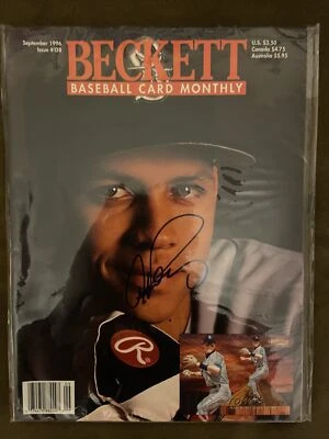 Alex Rodriguez Autographed Beckett Magazine Mariners - Image 1 of 2