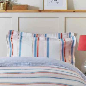 Joules Golden Hour Stripe SUPER KING Duvet Cover Set - Picture 1 of 3