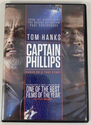 Captain Phillips. Based on a true story w/Tom Hanks. Like New. DVD + Digital - Image 1 of 4