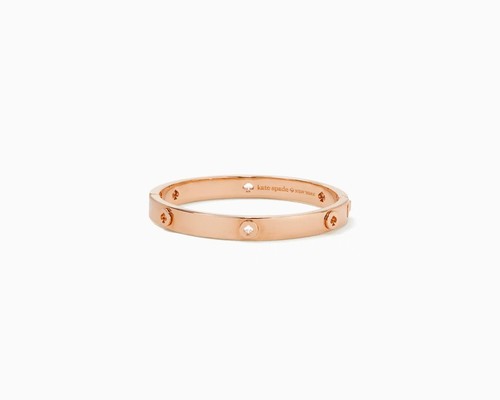 Bracciale Cerniera Kate Spade Spot The Spade Borchie ORO ROSA