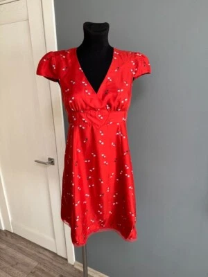Vestido Marc Jacobs Rojo Seda Corazón Talla 6 Foto 1 de 4