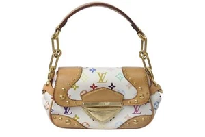 Louis Vuitton Takashi Murakami Y2K Rainbow Monogram Marilyn Shoulder Bag White - Picture 1 of 9