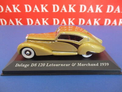 Die cast 1/43 Modellino Auto Delage D8 120 Letourneur & Marchand 1939 - Immagine 1 di 4