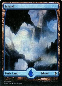 MTG - Battle for Zendikar - Island #256 - Full Art - Foil - Various conditions - Picture 1 of 1