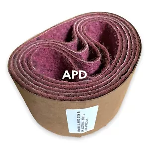 5 Ea 3M Scotch-Brite 3-1/2"x15-1/2" A/O Medium Low Stretch Belt 15958 - Picture 1 of 1
