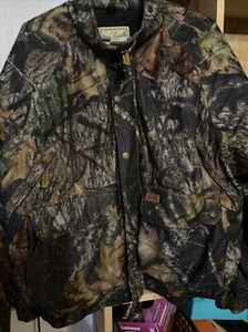 Woolrich Outdoor Guide Mens L Insulated Hunting Coat Jacket Pattern Break Up - Picture 1 of 3