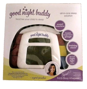 Good Night Buddy Ingrid Prueher Todo en Uno Niños Entrenamiento para Dormir Reloj Luz de Sonido - Imagen 1 de 7