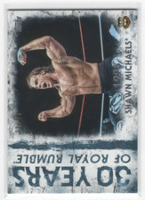 2018 Topps WWE Undisputed 30 Years of Royal Rumble Blue #RR8 Shawn Michaels /25