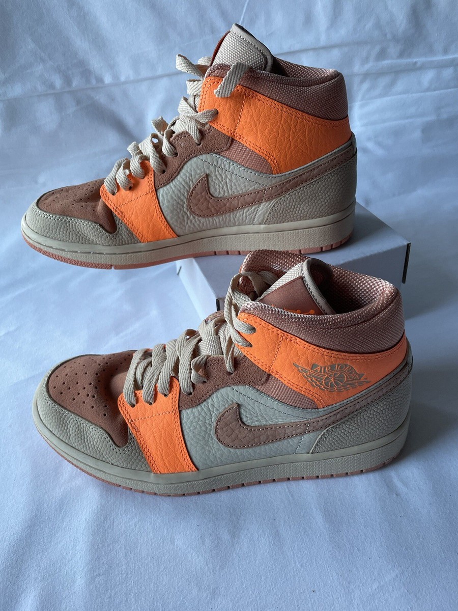 Jordan 1 Mid Apricot for Sale | Authenticity Guaranteed | eBay