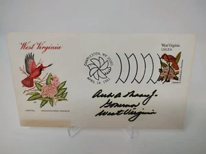West Virginia Governor Arch A Moore Jr Signed FDC Cachet Envelope #2 JSA COA BUF - Picture 1 of 2