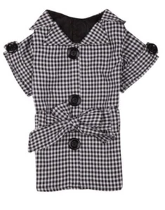 The First Lady Gingham Trench Size XS - Picture 1 of 1