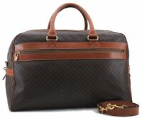 Authentic FENDI Zucchino Travel Bag Vinyl Leather Beige A6706 | eBay