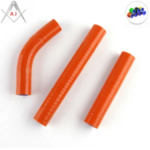 Kit de mangueras de radiador de silicona naranja para KTM 250 SX XC 250SX 250XC 2007-2010 08 09 - Imagen 1 de 3