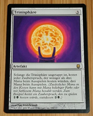 Trinisphäre # 154/165 (Trinisphere) Rare MTG Nachtstahl 2003 DE Mint Vintage - Bild 1 von 4