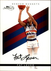 2008-09 Topps Signatures Basketball Facsimile Black #TS-FL Fat Lever 127/289