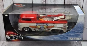 Hot Wheels 1:18 Scale Custom VW Performance Parts Delivery Truck Dragster - Picture 1 of 5