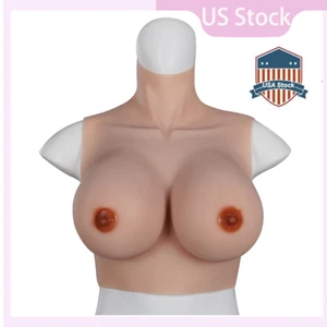 Fake Tits B-G Realistic Silicone Breast Forms False Boobs for Drag Queen Cosplay - Picture 1 of 15