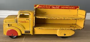 Vintage Marx Coca Cola Delivery Toy Truck Pressed Steel #21 - Bild 1 von 15