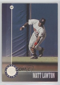 1996 Leaf Silver Matt Lawton #10 Rookie RC