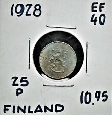 1928 Finland 25 Pennia 