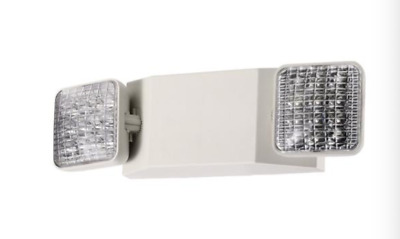 LED Emergency Exit Light Battery Backup & Adjustable Two Heads, UL 924-Listed • 18.99$