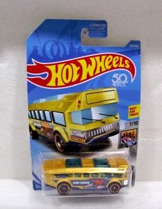 Tarjeta del 50 aniversario de Hot Wheels HW Metro Hot Wheels High School Bus - Imagen 1 de 4