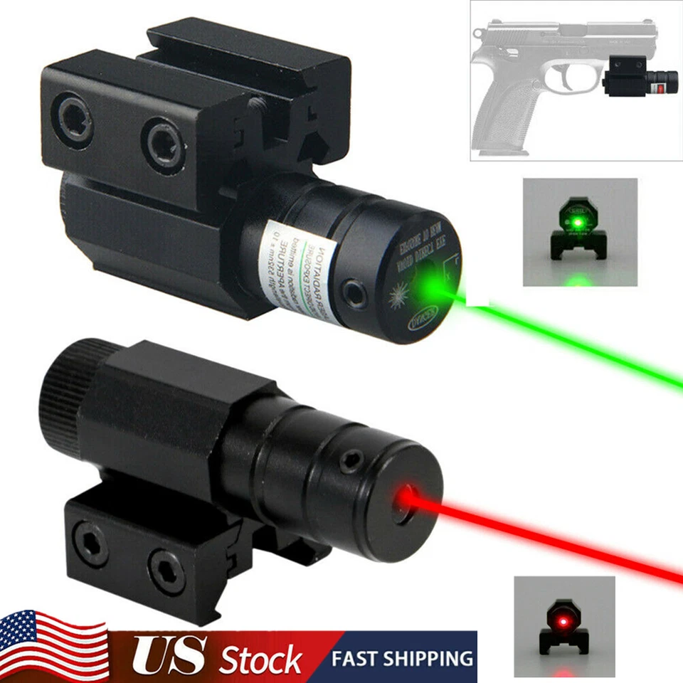 Tactical Green/Red Laser Beam Dot Sight 11/20mm Rail For Pistol Taurus G2C G3C ~