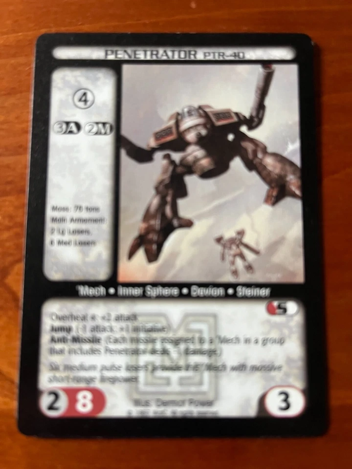 Battletech CCG Penetrator PTR-40 Single - Image 1 of 1
