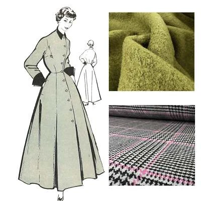 50s Pattern: House Coat, Dressing Gown, Coachman Robe - Bust=32” (81cm) - Image 1 of 3