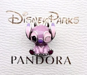 Disney Pandora Angel Sterling Silver with Enamel Charm 2024 Lilo and Stitch D46 - Picture 1 of 4