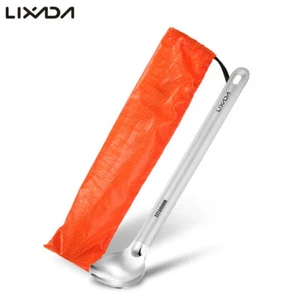 Lixada Titanium Long Spoon for Outdoor Picnic Backpacking Flatware Hiking W2P8 - Picture 1 of 12
