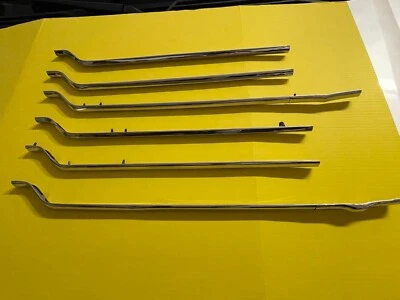 Ford Galaxie 1965 1966 juegos de molduras de labios de capó de 3 piezas Foto 1 de 4